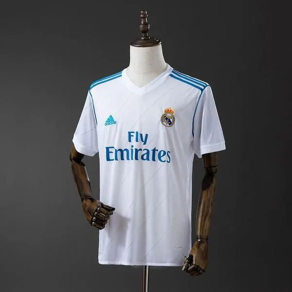 Camiseta de fútbol Real Madrid 2017/18 LOCAL MANGA CORTA VERSION FAN